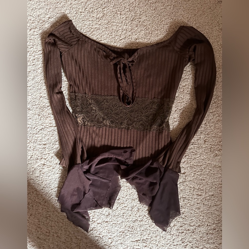 SHEIN TOP WITH BELL SLEEVES